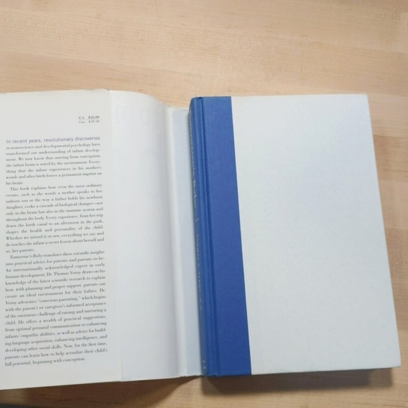 tomorrow's baby hardcover by thomas r. verney pregnancy & parenting book - Picture 11 of 11